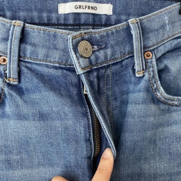 GRLFRND Naomi High Rise Denim I Will Survive Womens Jeans Size 27 - Picture 3 of 9